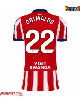 Atletico Madrid Alejandro Grimaldo #22 Tricou Fotbal Replică 2026-27 Femei Acasa Atletico Madrid Alejandro Grimaldo #22 Tricou Fotbal Replică 2026-27 Femei Acasa